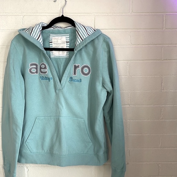 🦋3/40 AEROPOSTALE Vintage Brand Hoodie (XL) - Picture 4 of 16